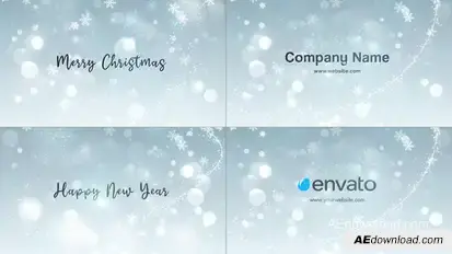 Christmas Wishes Titles template preview
