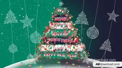 Christmas Wishes broadcast-packages template preview