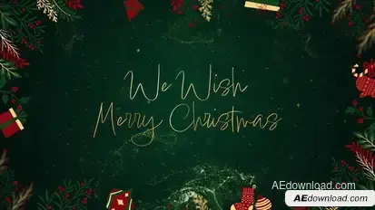Christmas Wishes Titles template preview