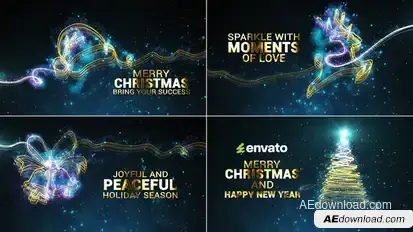 Christmas Wishes // Christmas Greetings Openers template preview
