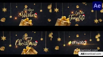 Christmas Wishes for After Effects Titles template preview