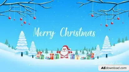 Christmas Wishes Intro Openers template preview