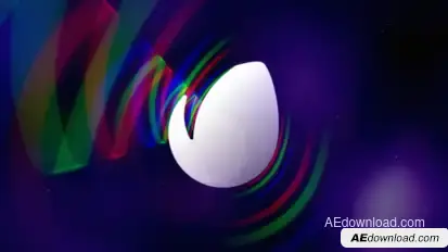 Chromatic Zoom Reveal Logo Stings template preview