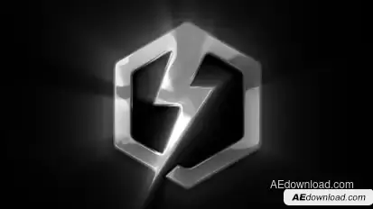 Chrome Reflection Logo Logo Stings template preview