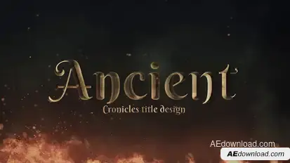 Chronicles Title Design Titles template preview