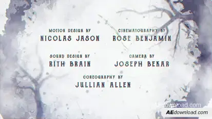 Cine Credit V.4 Titles template preview
