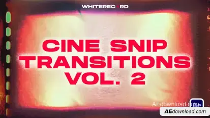 Cine Snip Transitions VOL.2 | After Effects Elements template preview