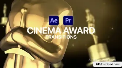 Cinema Award Transitions for After Effects Elements template preview