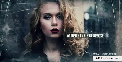 Cinema Grunge Trailer Video Displays template preview