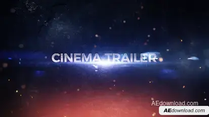 Cinema Trailer 2 Titles template preview