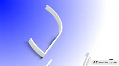 Cinematic 3D Stroke Logo Logo Stings template preview