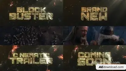 Cinematic Blockbuster Trailer Openers template preview