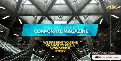 Cinematic Corporate Magazine Openers template preview