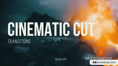 Cinematic Cut Transitions for After Effects Elements template preview