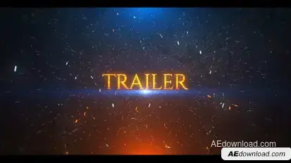 Cinematic Epic Trailer Titles template preview