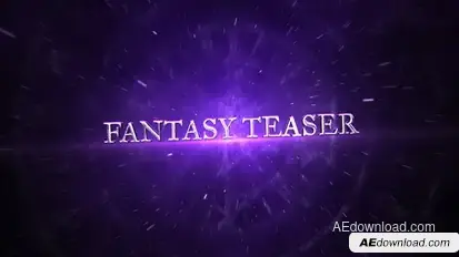 Cinematic Fantasy Teaser Video Displays template preview