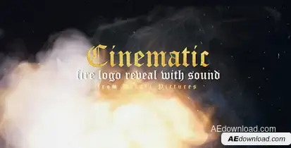 Cinematic Fire Logo Reveal Logo Stings template preview