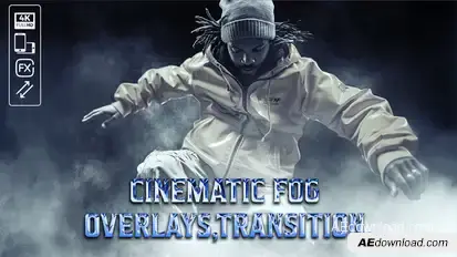 Cinematic Fog Overlays Transitions Overlays Bundle Vertical Version Included Elements template preview