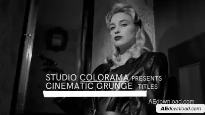 Cinematic Grunge Titles Titles template preview