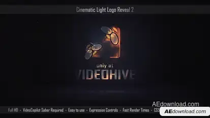 Cinematic Light Logo Reveal 2 Logo Stings template preview