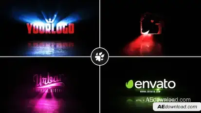 Cinematic Light Rays Logo v2 Logo Stings template preview