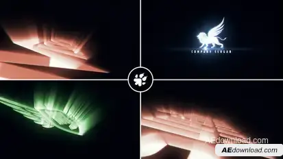Cinematic Light Rays Logo v3 Logo Stings template preview