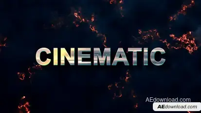 Cinematic Logo and Title Titles template preview