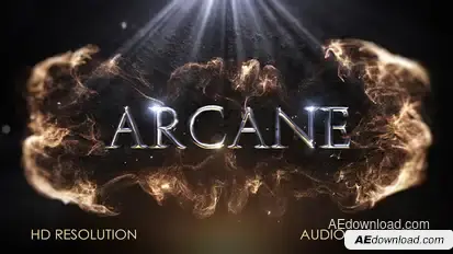 Cinematic Logo Ident Titles template preview