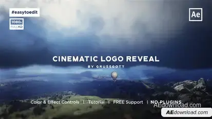 Cinematic Logo Reveal Logo Stings template preview