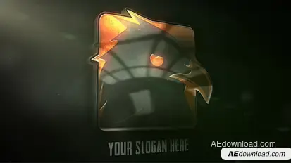 Cinematic Metal Logo Reveal Logo Stings template preview