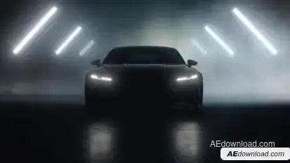 Cinematic Motorsport Car Logo Reveal 2 Logo Stings template preview