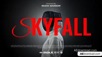 Cinematic Movie Title Titles template preview