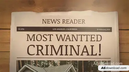 Cinematic Newspaper Openers template preview
