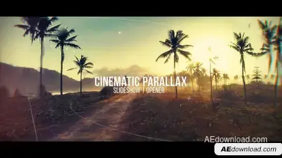 Cinematic Parallax Slideshow Openers template preview
