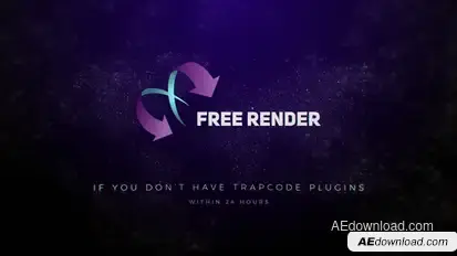 Cinematic Particles Logo Reveal Logo Stings template preview