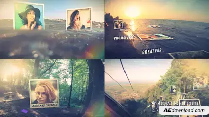 Cinematic Photo Slide Video Displays template preview