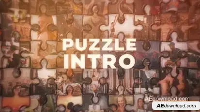 Cinematic Puzzle Intro Openers template preview