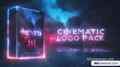 Cinematic Saber Logo Pack Logo Stings template preview