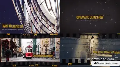 Cinematic Slideshow Openers template preview