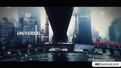 Universal Slideshow - Cinematic Opener Video Displays template preview