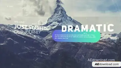 Cinematic Slideshow Openers template preview