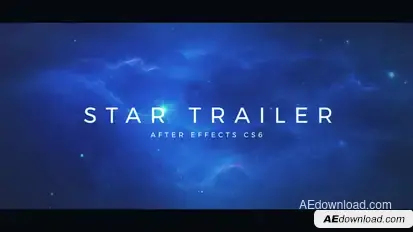 Cinematic Star Trailer Titles template preview