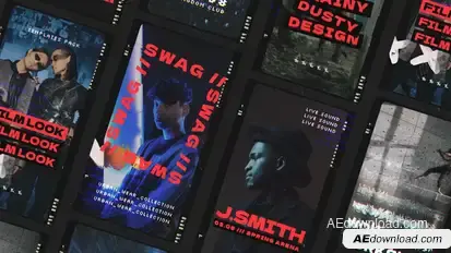 Cinematic Stories Openers template preview
