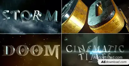 Cinematic Title 1 Titles template preview