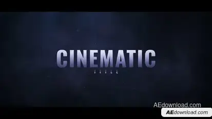 Cinematic Titles Titles template preview