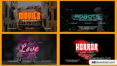Cinematic Titles Titles template preview