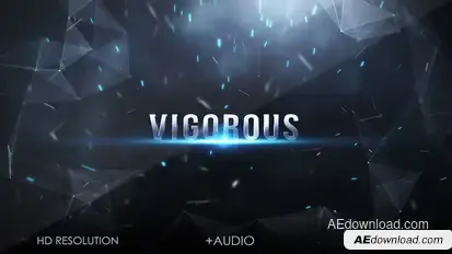 Cinematic Titles and Logo Intro Titles template preview