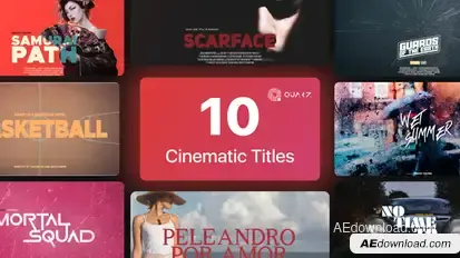 Cinematic Titles Vol. 02 Titles template preview