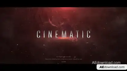 Cinematic Trailer Titles template preview