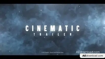 Cinematic Trailer Titles template preview